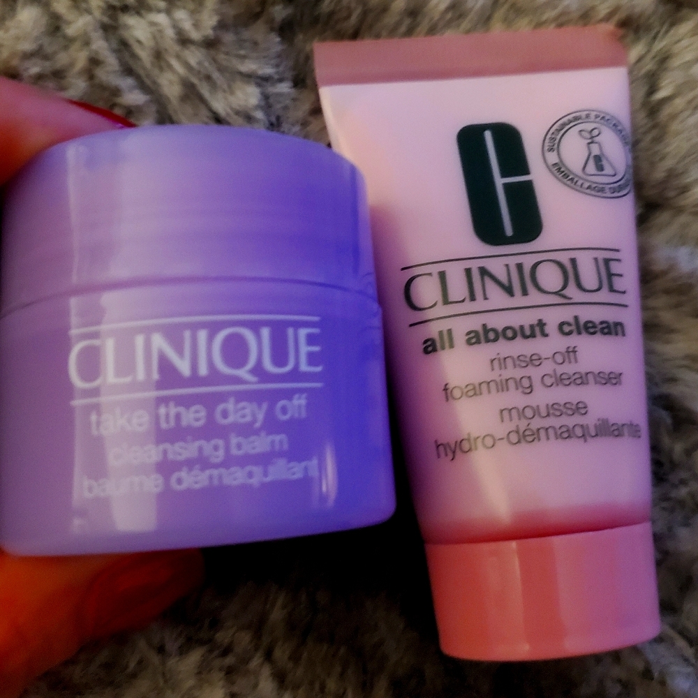 Clinique cleansing balm and rinse off